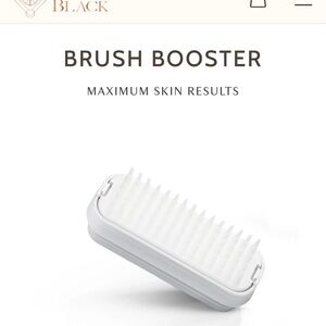 Ashley Black Brush Booster - White
